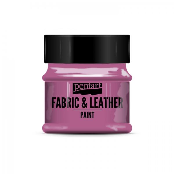 PENTART Fabric & Leather Paint Magenta 50ml