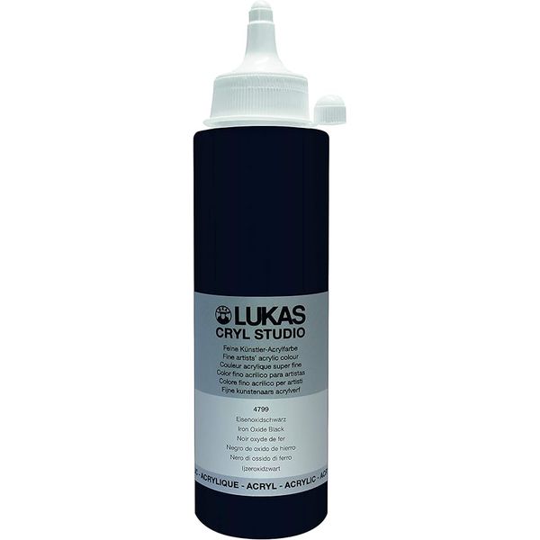 LUKAS CRYL STUDIO 250ml Iron Oxide Black