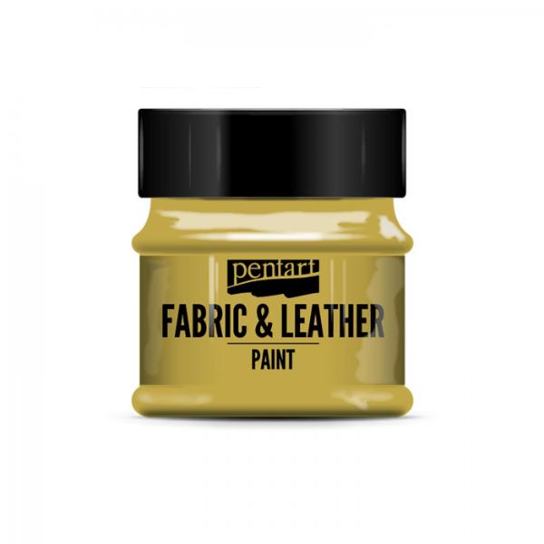 PENTART Fabric & Leather Paint Gold 50ml