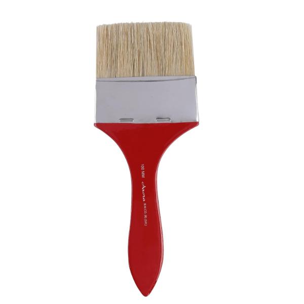 Arora Flat Hard White Hair Paint Brush - 4 Inch / 100 mm