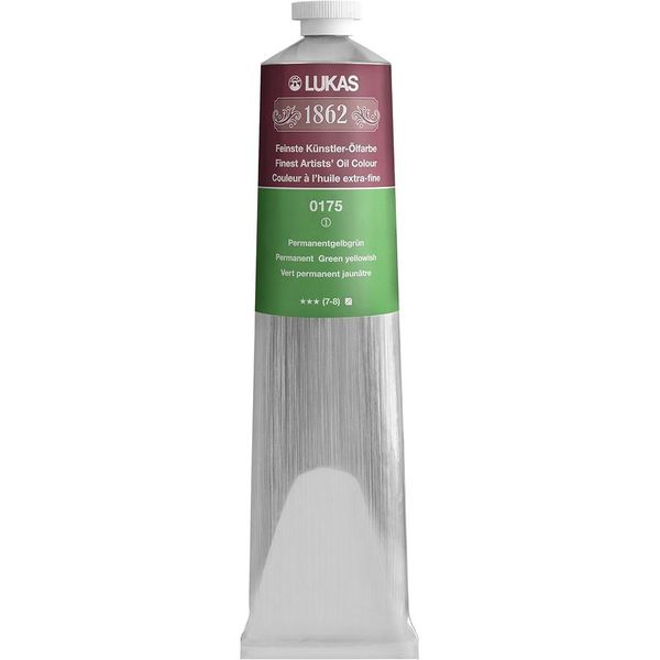 LUKAS 1862 OIL 200ML PERMANENT GREEN YELLOWISH