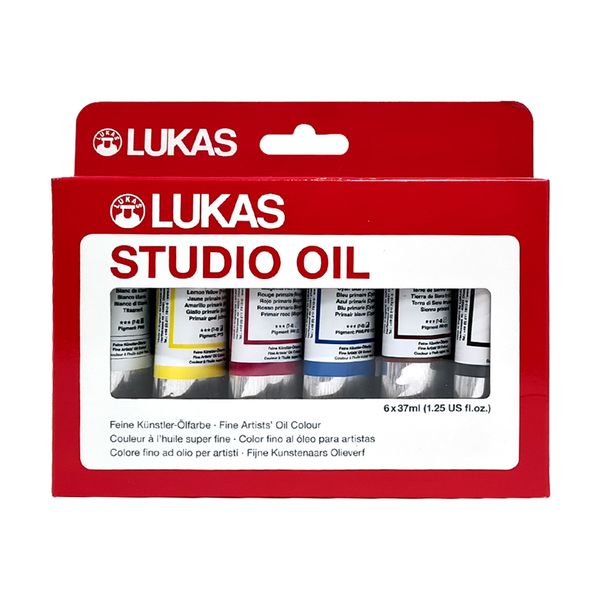 LUKAS Studio Oil Paint Set 6 x 37ml