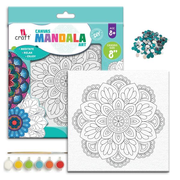 Canvas Mandala Art - Inner Radiance Mandala 01