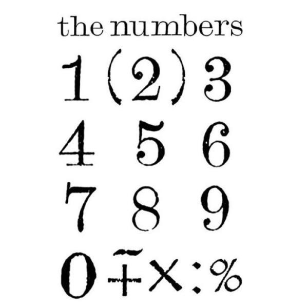 WTK148 Clear Stamp 7x11cm - Numbers