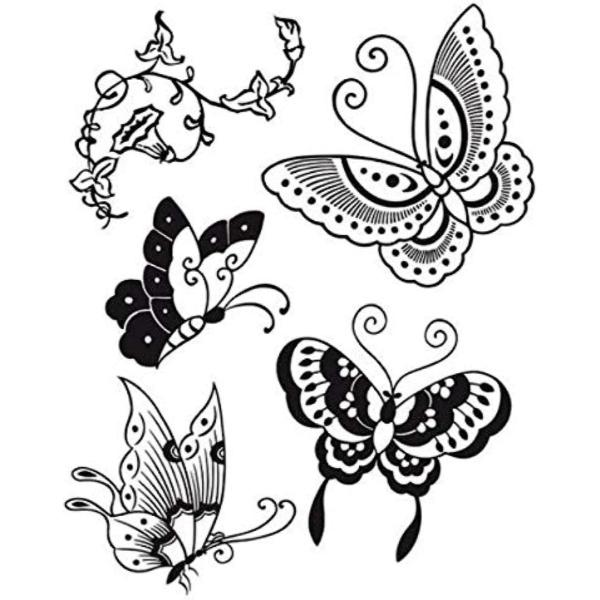 WTKCC19 HD Natural Rubber Stamp 14x18cm - Butterfly