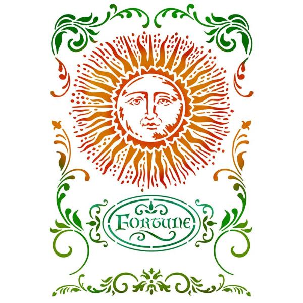 KSG403 Stencil G 21x29.7cm - Alchemy Sun