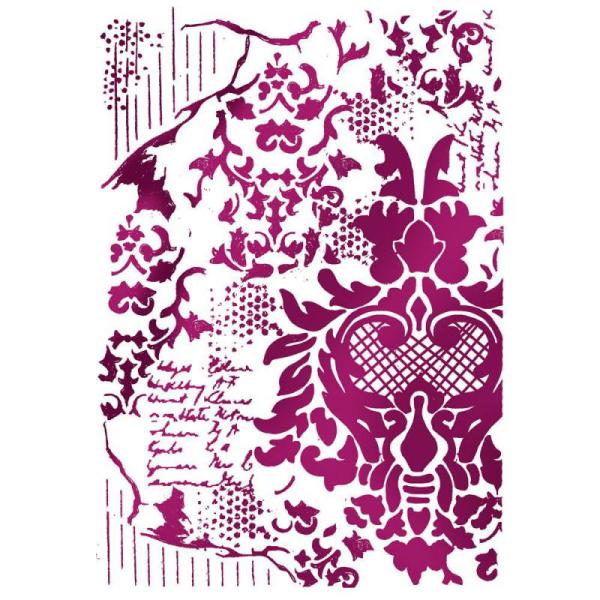 KSG405 Stencil G 21x29.7cm - Decoration with Writings