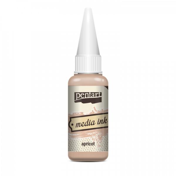 Pentart Media Ink 20 ml - Apricot