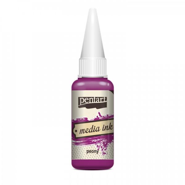 Pentart Media Ink 20 ml - Peony