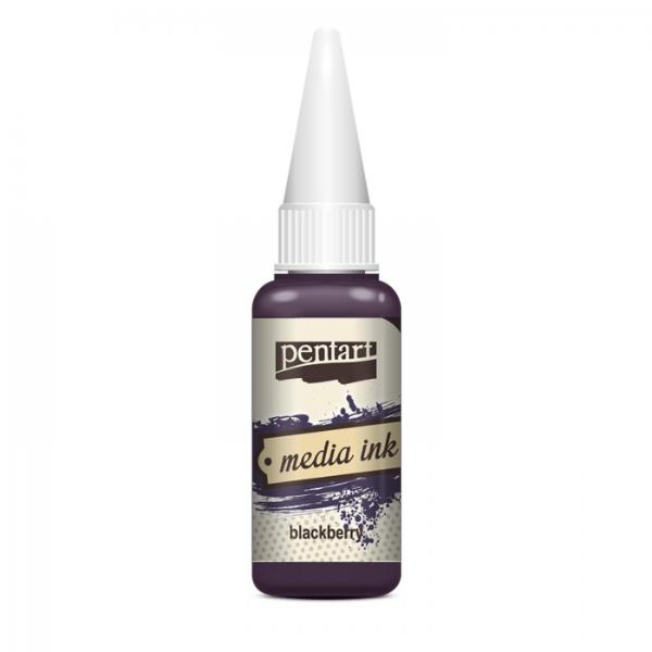 Pentart Media Ink 20 ml - Blackberry