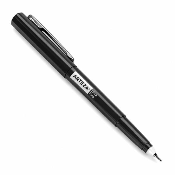 ARTEZA Permanent Marker 1pc, Black Pen, Ultra-Fine Tip Paint Pen, Quick-Drying, Water Resistant, for Calligraphy and Note Taking, Office, Classroom
