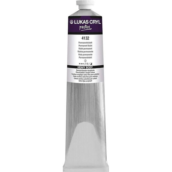 LUKAS CRYL PASTOS Acrylic Paint 200ml - Permanent Violet