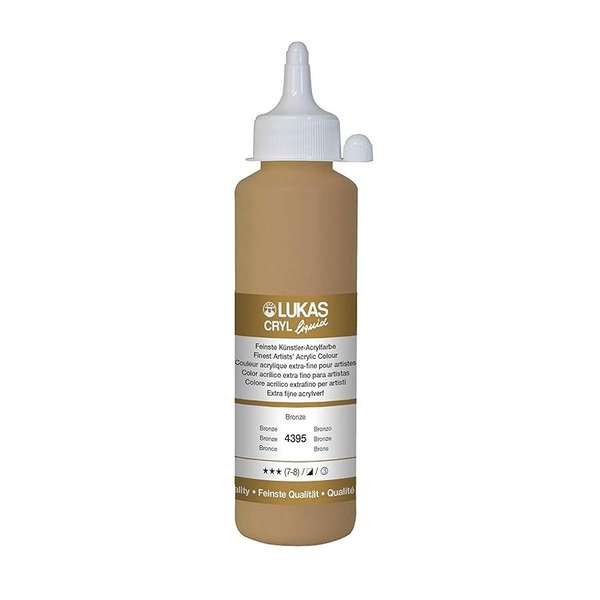 LUKAS CRYL LIQUID Acrylic Paint 250ml - Bronze