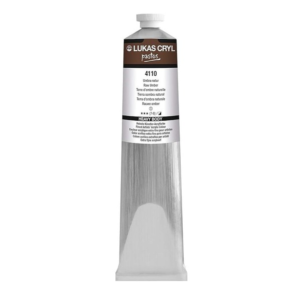 LUKAS CRYL PASTOS Acrylic Paint 200ml - Raw Umber
