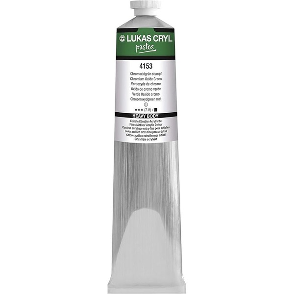 LUKAS CRYL PASTOS Acrylic Paint 200ml - Oxide of Chromium