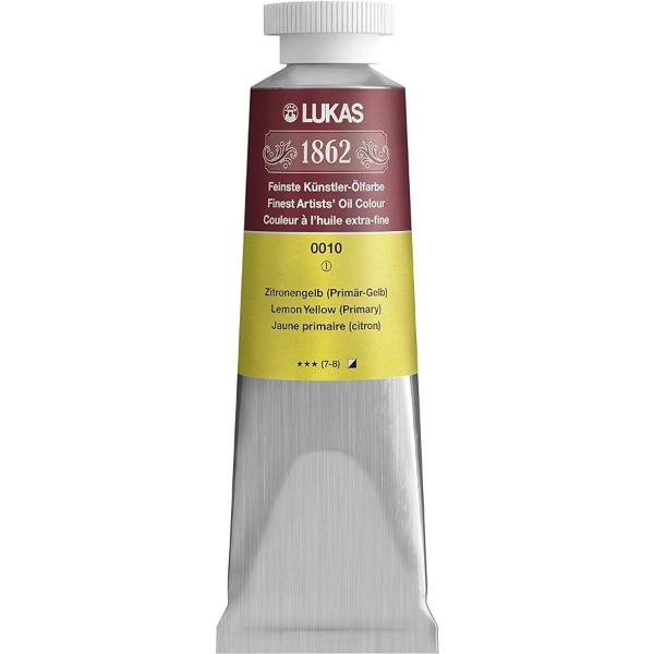 LUKAS 1862 OIL 37ML LEMON YELLOW (PRIMARY)
