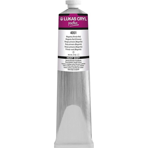 LUKAS CRYL PASTOS Acrylic Paint 200ml - Magenta (Primary)