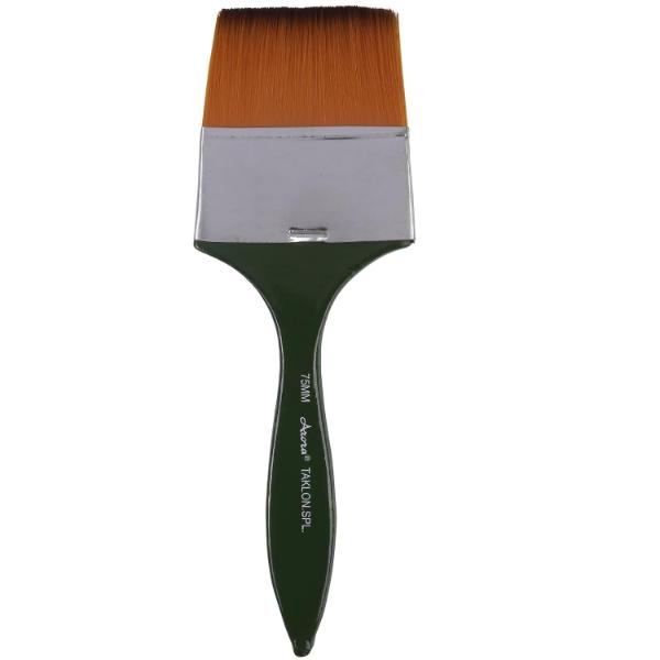 Arora Flat Synthetic Hair Paint Brush - 3 Inch / 75 mm
