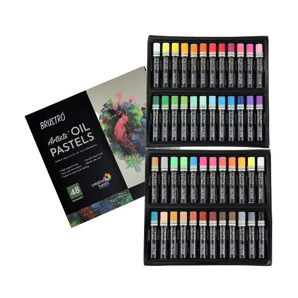BRUSTRO Artists Oil Pastels - 48 Shades