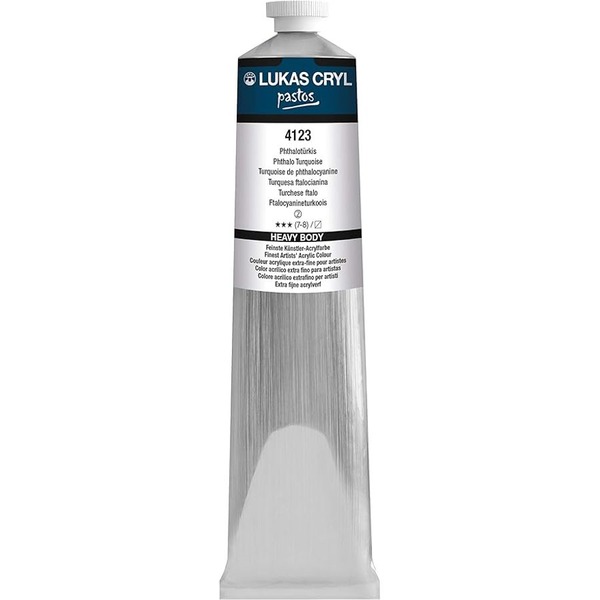 LUKAS CRYL PASTOS Acrylic Paint 200ml - Phthalo Turquoise